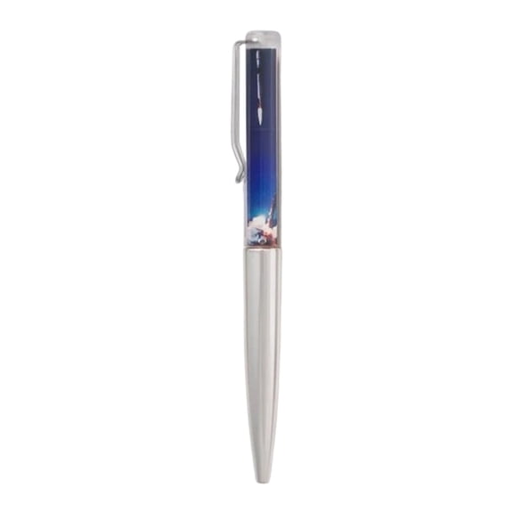 Magnetic Levitating Floating Space Pen Anti Gravity Rotating Rocket Ballpoint Pen Novelty Writing Gift For Home Gardening Work(White-15Cm)