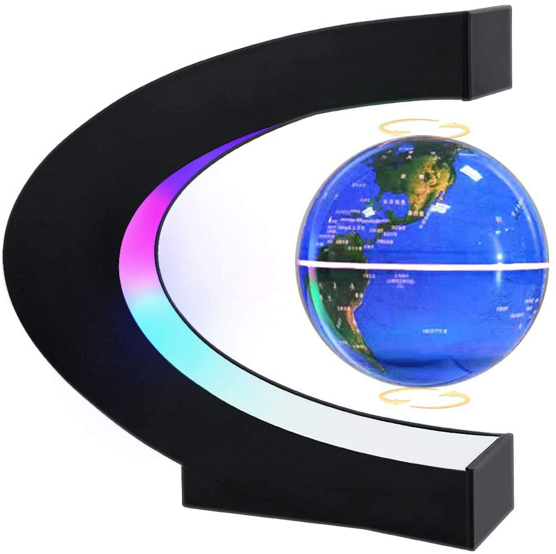  Magnetic Levitation Floating 4in Constellation Globe with Led  Light Lamp Rotating in Midair for Adult, Cool Office Desk Accessories Decor  Gadget Novelty Gift or Tech Science Toy for Men Birthday 