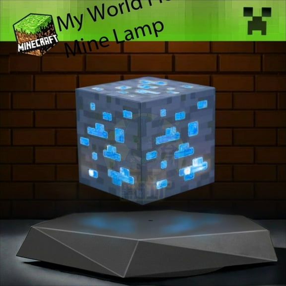 Magnetic Levitating Round Light Bulb with Wooden Base Floating LED Desk Lamp Modern Home & Office Decor Unique Gift Idea