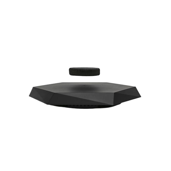 Magnetic Levitation Display Base, Hexagon Maglev Floating Platform, 300g Load Bearing Decorative Holder, Modern Plastic Floating Stand for Home Bedroom Office Desktop Ornament Display