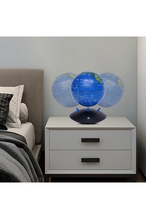 Magnetic Levitation Floating Globe, Rotating Geographic Globe, Auto-Rotating Globe