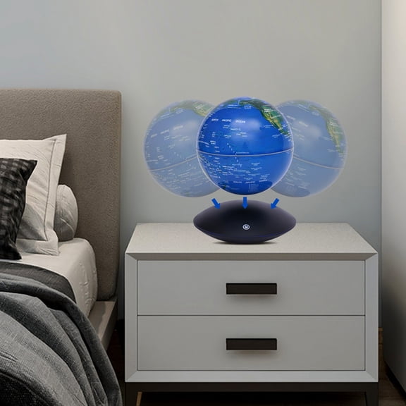 Magnetic Levitation Floating Globe, Rotating Geographic Globe, Auto-Rotating Globe
