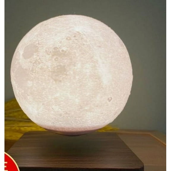 Magnetic Levitation Table Lamp Moon Light 3D Printing Planet Night Light