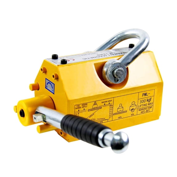 Magnetic Lifter,660 Lbs Lifting Capacity,Lifting Magnet with Release,Permanent Lift Magnets,Steel Magnetic Lifter,Magnet for Hoist,Used in Shop ,for Lifting Plate Steel,Board