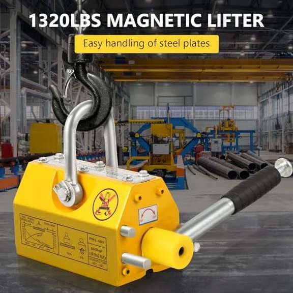 Strong 250 LB Pound Capacity Pull Retrieving Magnet Puller Lift Lifter ...
