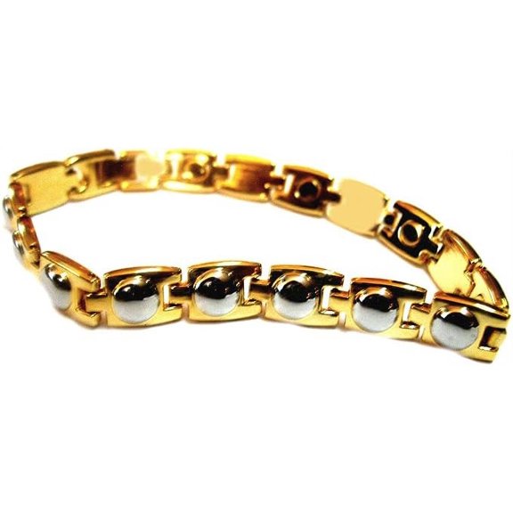 Magnetic Link Bracelet Women Style Beautiful Links 8" Round Circle Design