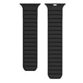 thumbnail image 1 of Magnetic Link Loop Sport Silicone Bands Compatible for iWatch Series 10 9 8 7 6 5 4 SE 3 2 1 46/45/44/42mm Women Men, Soft Rubber Strap with Magnetic Clasp for Apple Watch Ultra 49mm, Starlightgray, 1 of 5