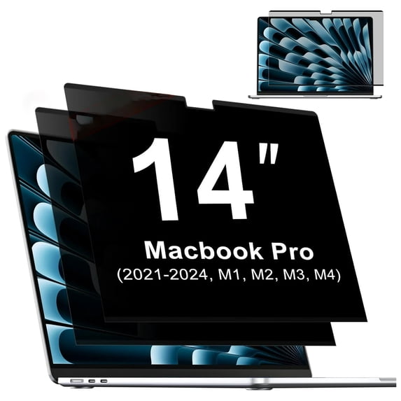 Magnetic MacBook Pro 14 inch Privacy Screen Protector (2021-2023, M1, M2), Removable Privacy Screen Filter for New MacBook Pro