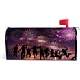 thumbnail image 1 of Magnetic Mailbox Covers Mailbox Stickers MailWraps Post Flag America Independence Cover 25.4x20.78 inch Home Decor, 1 of 5
