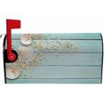 thumbnail image 1 of Magnetic Mailbox Covers Polyester Oxford Cloth Anti-UV and Reusable Letterbox Cover 21×18 Inch,Seashells On Turquoise Wooden Summer, 1 of 6