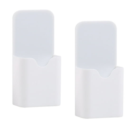 Magnetic Marker Holder Pen Holder for Whiteboard or Fridge Magnet Pencil Cup Storage Organizer for Classroom Office Home Locker and Metal Cabinets Media Organizer Storage,White,1.97x1.06x4.13"