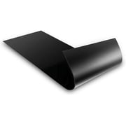 Magnetic Material Sheet Black Thin & Flexible for Magnetizing Bumper Sticker 4 x 12 Inches 8 pack