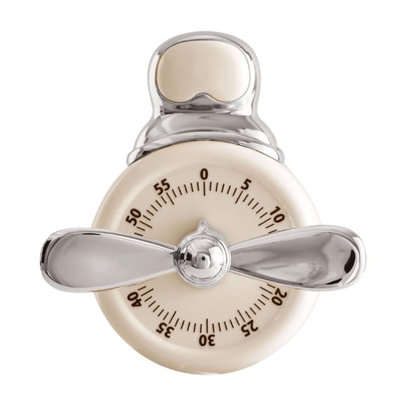 Magnetic Mechanical Kitchen and Study Timer – No Batteries Needed, Precision Spring Drive, Loud Alert, Easy Attachments for Multi-Scenario Time Management