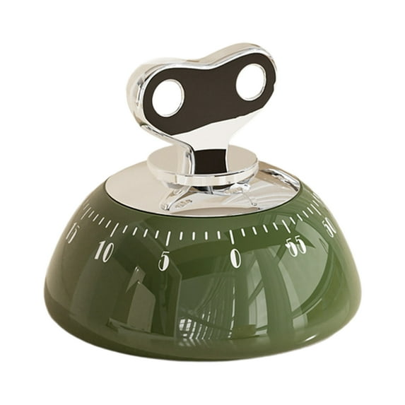 Magnetic Mechanical Kitchen Timer For Accurate Countdown Up To 60 Minutes, Reusable No Batteries, Attaches To Fridge Or Metal Surfaces, Sturdy Plastic Housing, Clear Audible Ring