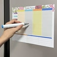 thumbnail image 1 of Magnetic Memo Board, Fridge Notepad, Reusable Calendar for Kitchen Office Home Organization, 1 Count, 1 of 6