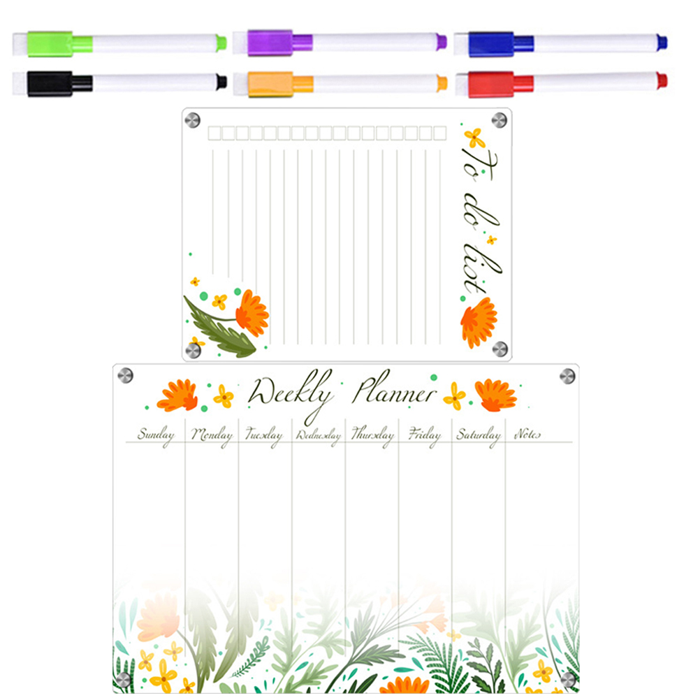 Message Board Kitchen Supplies Planning Refrigerator Calendars