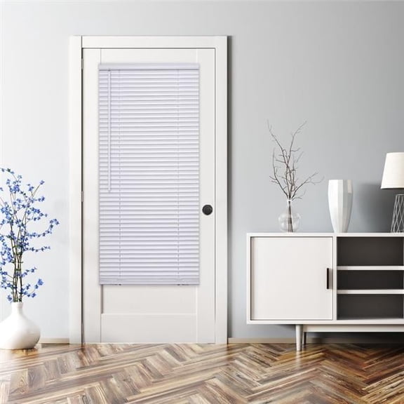 Magnetic Mini Blind - White - 25 x 72 in. - Eco-Friendly Design