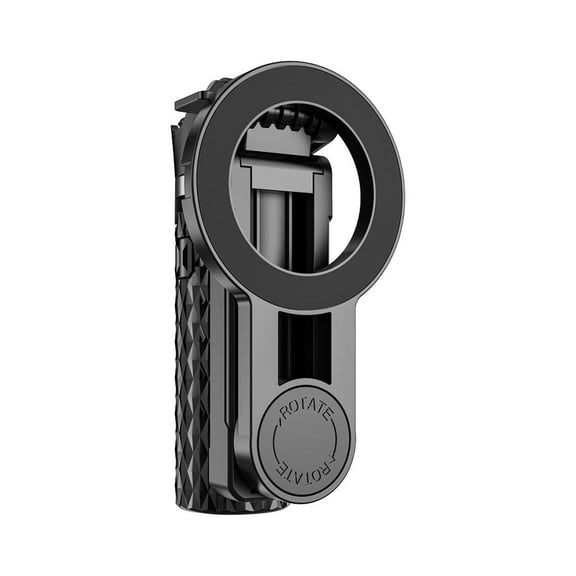 Magnetic Mini Bluetooth Selfie Stick with Multifunctional Storage for Stabilized Shooting and Live Streaming, Made of ABS and Stainless Steel