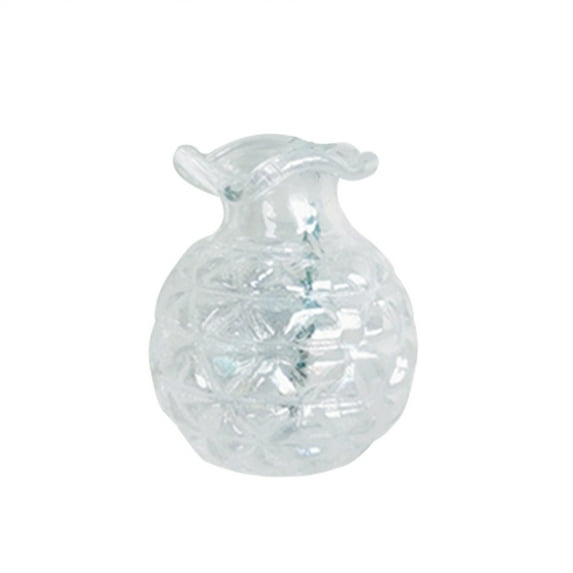 Magnetic Mini Bud Vases for Fridge - 3D Glass Flower Pot Vase Magnets, Cute Tiny Vases for Refrigerator, Kitchen, Office & Locker Decoration