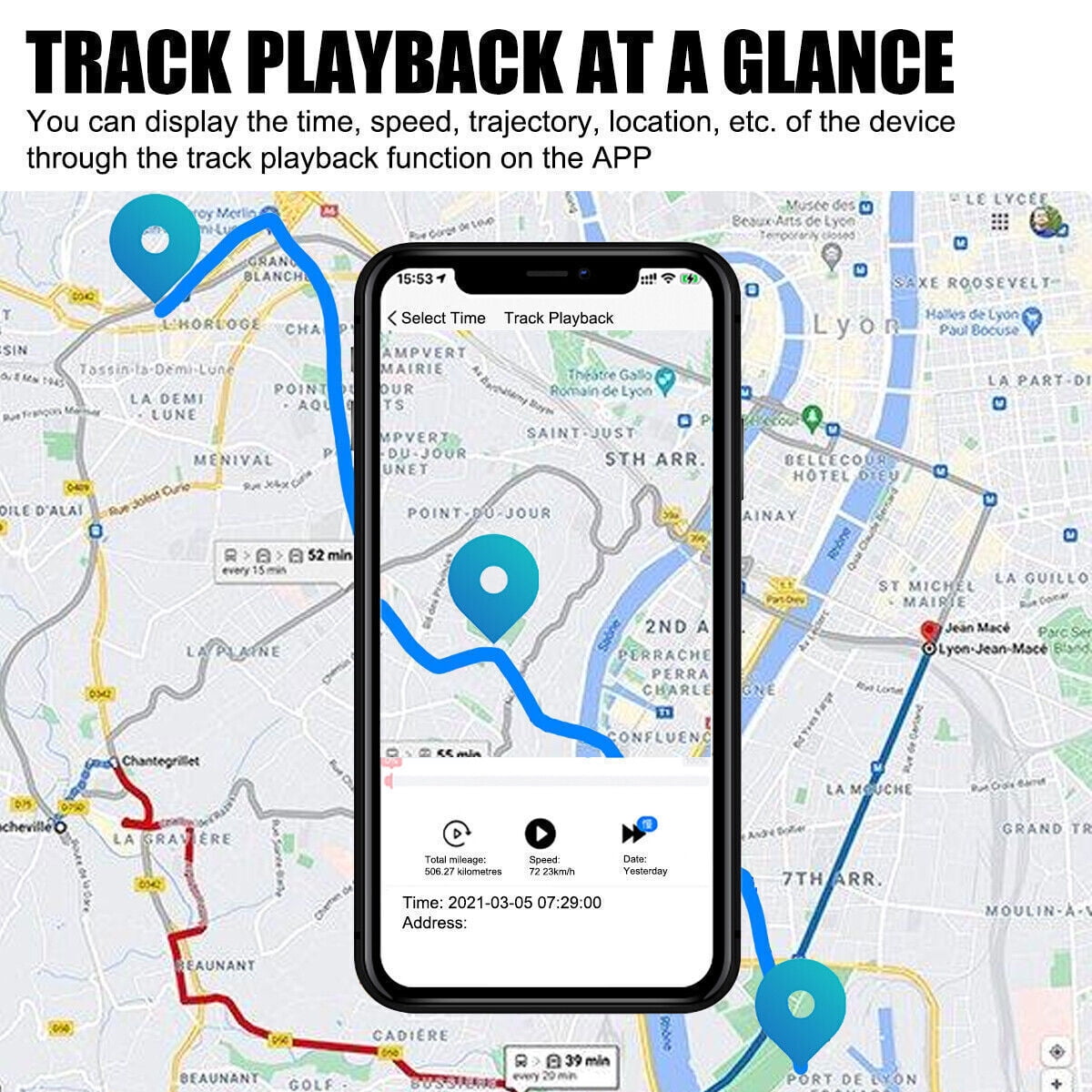 Mini GPS Real Time Car Locator Tracker GSM/GPRS Vehicle