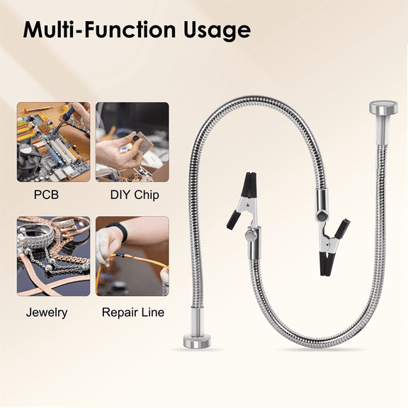 Magnetic Mini Soldering Flexible Arm PCB Circuit Board Hoder Soldering Tool for Jewelry Making/Electronic Repair,B