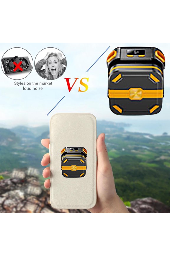 Mobile Phone Cooler: Semi-Conductor Phone Cooling Fan with Rechargeable Battery, Cellphone Radiator with Temperature Display for Gaming, Video Calls, Live Streaming, and Vlog(1)