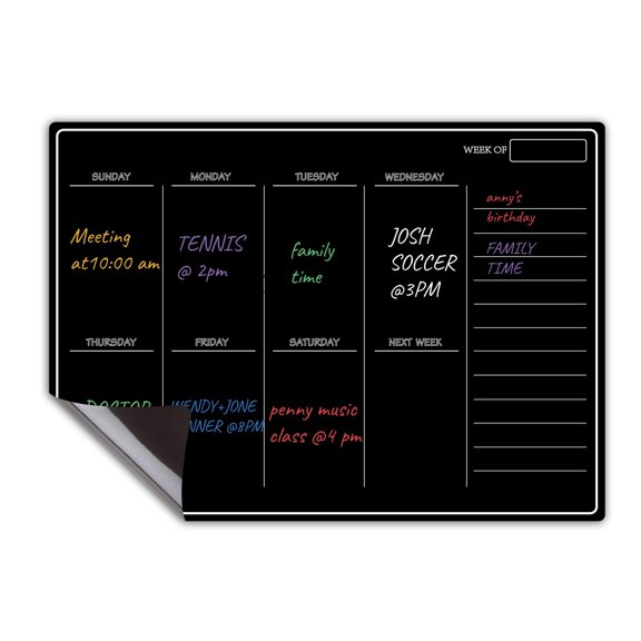 Magnetic Monthly Weekly Planner Whiteboard Set for Fridge Dry Erase