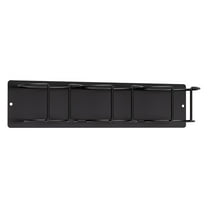 Magnetic Mug Rack for Refrigerator Side | 40-Cup Holder with 6 Lid Storage | Rust-Proof Space Saving Kitchen Organizer | Includes Mounting Hardware