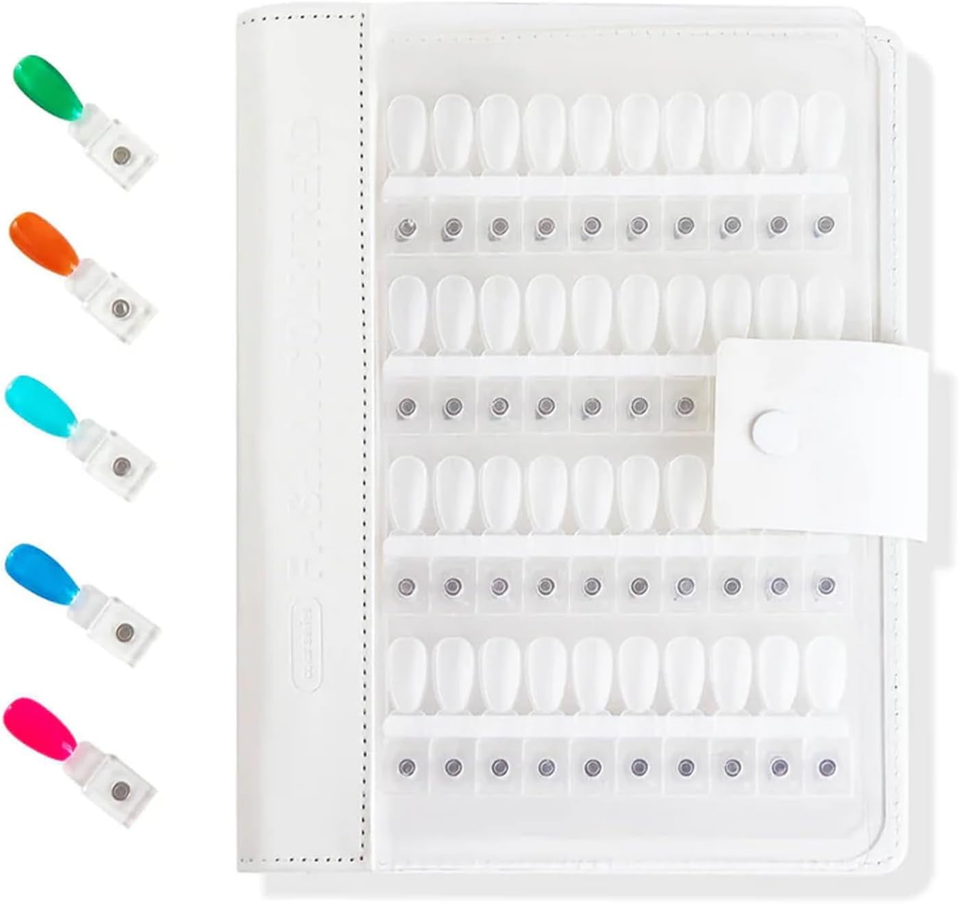 Magnetic Nail Swatch Book, New Nail Color Display, Magnet Blank Nail ...