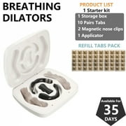 Magnetic Nasal Breathing Dilators Kits Nasal Dilator Boost Oxygen Intake Breathing Refill Nose Clip Nasal Strips Reduce Snoring