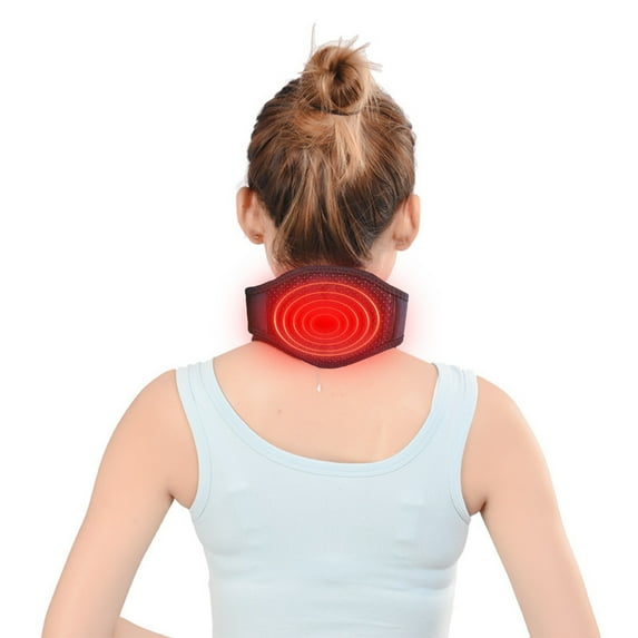 Magnetic Neck Brace for Pain Relief, Self-Heating Soothing Neck Support Strap, Magnetic Therapy Brace for Neck Shoulder Back Pain