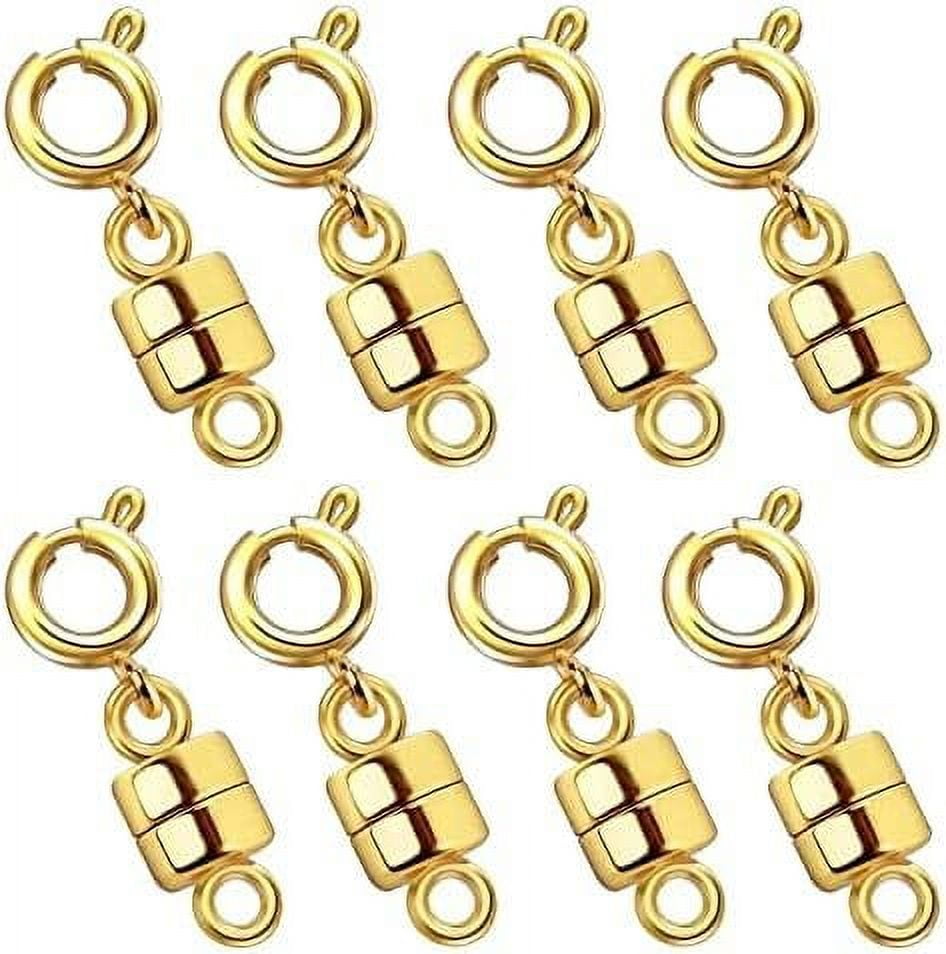 Qulltk Necklace Clasps and Closures 18K Gold and Silver Plated