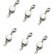 JESOT Magnetic Necklace Extenders - Locking Magnetic Clasps for Necklaces - Easy On and Quick Release Necklace Clasp Helper