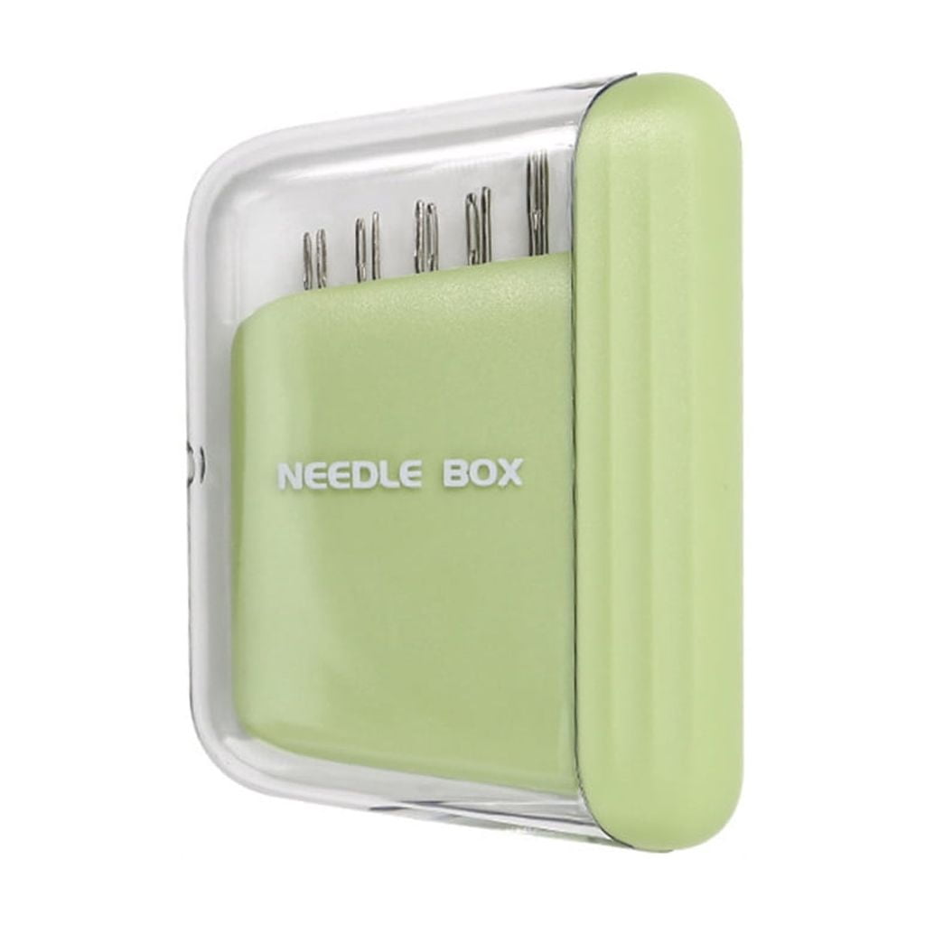 Needle Storage Accessory Magnetic Needle Holder Storage Case with 10 Stainless Steel Large Eye ...
