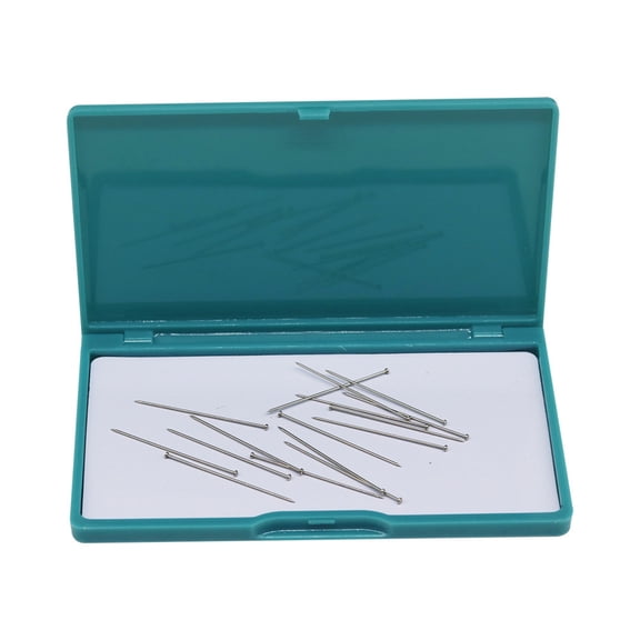Needle Storage Case, Sewing Needle Holder Slim Line Box, Portable Needle Organizer with Snap Closure for Hand Needles and Pins,4.3x2.6 Inch