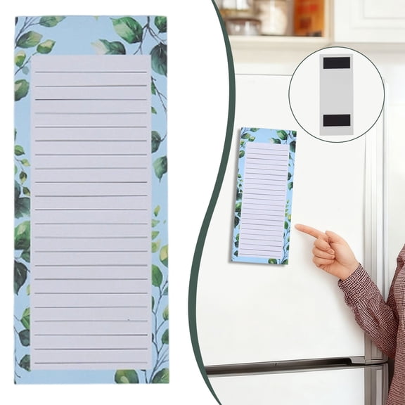 Magnetic Note Pad For Fridge Memo Pads Floral Design Fridge Notepad Grocery List Pad Cute Notepad Grocery List Notepad Shopping List Notepads Fridge Notepad To Do List Notepad Grocery List