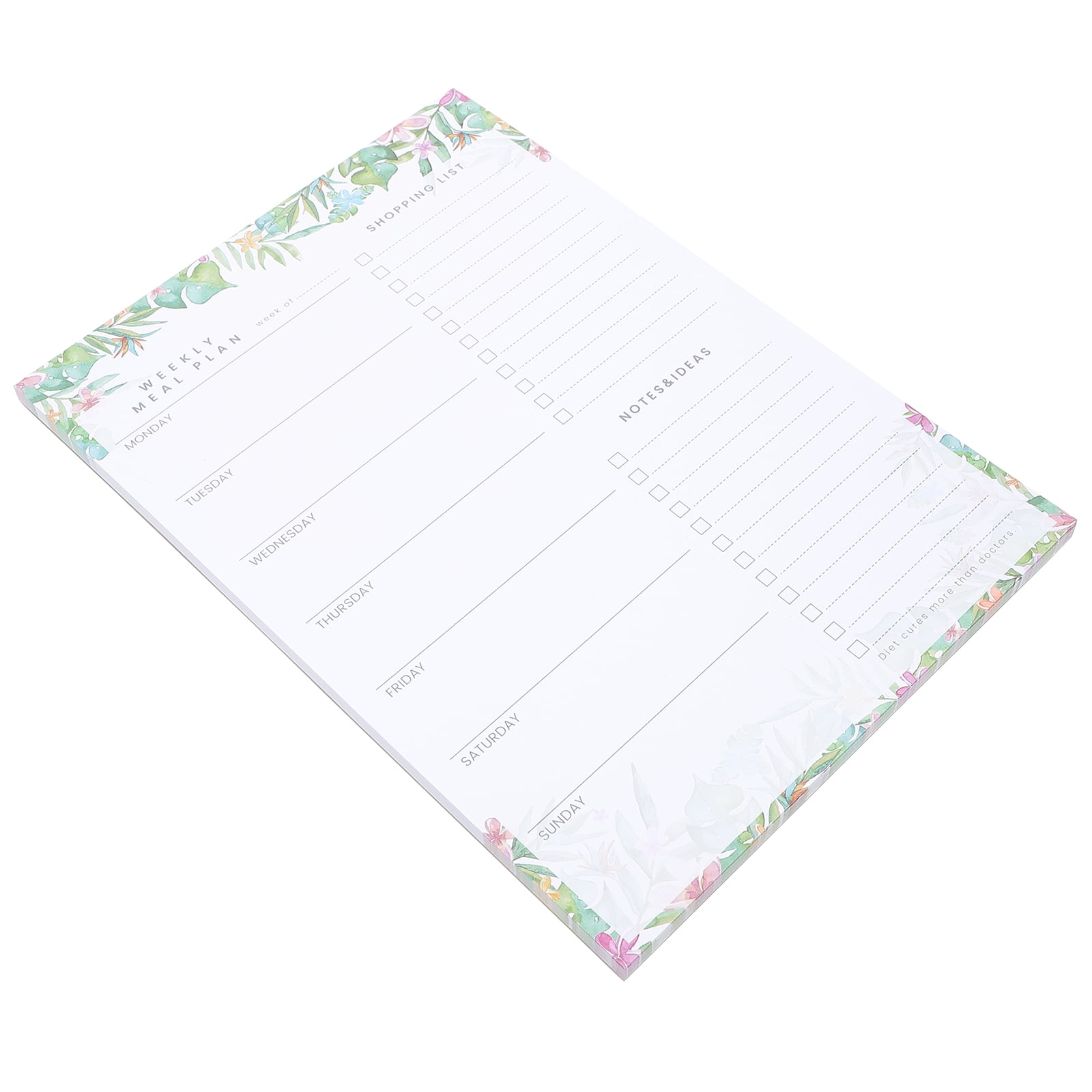 Notepad Meal Planning Schedule Grocery List To Do Notepads