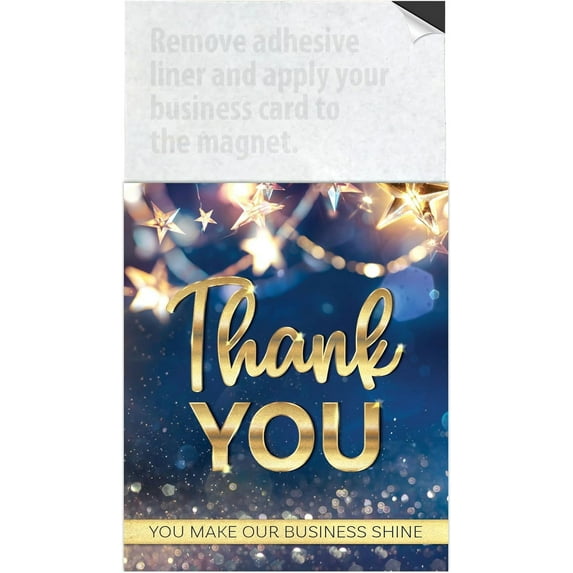 Magnetic Notepad with Cover (Thank You - Shine)