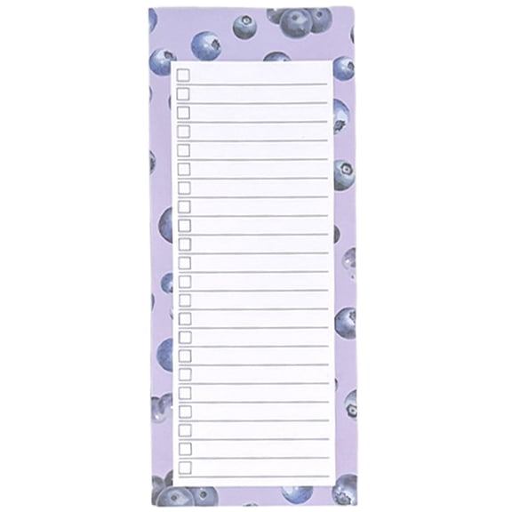 Magnetic Notepads, 1 Pc Grocery List Magnet Pad for Fridge, 8.38x3.5 inch Memo Notepad, Strong Magnetic Back Note Pads for Fridge Kitchen Shopping Grocery