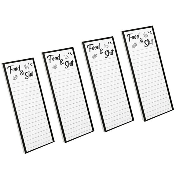 Magnetic Notepads 3x7.87Inch Magnetic Fridge Note Writing Pad for Notes Memos