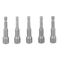 Nut Driver Set, 10mm Hex Shank Socket for Drill, Chrome