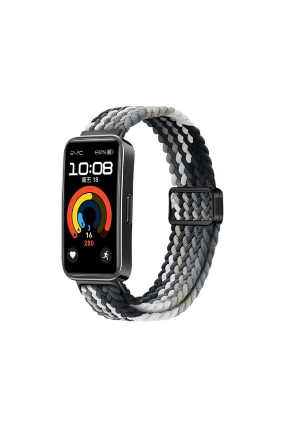 Magnetic Nylon Strap Band 10/9/8, Loop Sliding Corded Band, Breathable Sport Replacement Wristband, Adjustable Solo Loop for Women Men