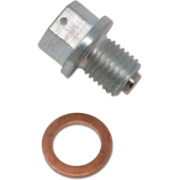 Magnetic Oil Drain Plug Bolt with Washer Fits Yamaha Honda 0165-003
