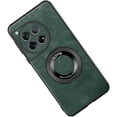 thumbnail image 1 of Magnetic for OnePlus 11 5G Case with Stand Compatible with MagSafe Authentic Sheep Bark Skin Ultra Thin 360° Rotation Bracket Anti-Scratch Mil-Grade Drop Protection Case, Green, 1 of 8