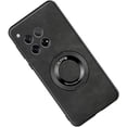 thumbnail image 1 of Magnetic for OnePlus Ace 3 /12R 5G Case with Stand Compatible with MagSafe Authentic Sheep Bark Skin Ultra Thin 360° Rotation Bracket Anti-Scratch Mil-Grade Drop Protection Case, Black, 1 of 8