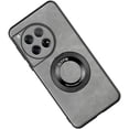 thumbnail image 1 of Magnetic for OnePlus Ace 3 /12R 5G Case with Stand Compatible with MagSafe Authentic Sheep Bark Skin Ultra Thin 360° Rotation Bracket Anti-Scratch Mil-Grade Drop Protection Case, Grey, 1 of 8