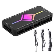 Magnetic PC PWM ARGB Fan Hub Splitter For Fan With Stable Power Output