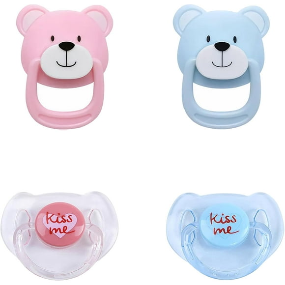 Magnetic Pacifiers for Reborn Baby Dolls in Fun Colors and Styles