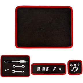 Magnetic Pads For Tools, Magnetic Tool Mat & Holder & Tray Holder,Magneti-c Tools Tray, Scratchproof PVC Surface with Non-Slip Grip | Auto Repair, Toolbox Organizer for Mechanics & DIY (L)