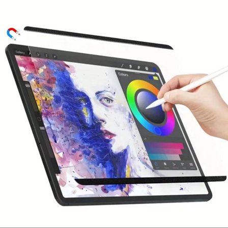 【Magnetic Paper-Feel Screen Protector (1 Count)】Clear Matte Film - Detachable, Reusable, Great for Writing/Drawing - Fits iPad Pro/Air/Mini, Tablet & Phone Screen Cover Protective Accessory